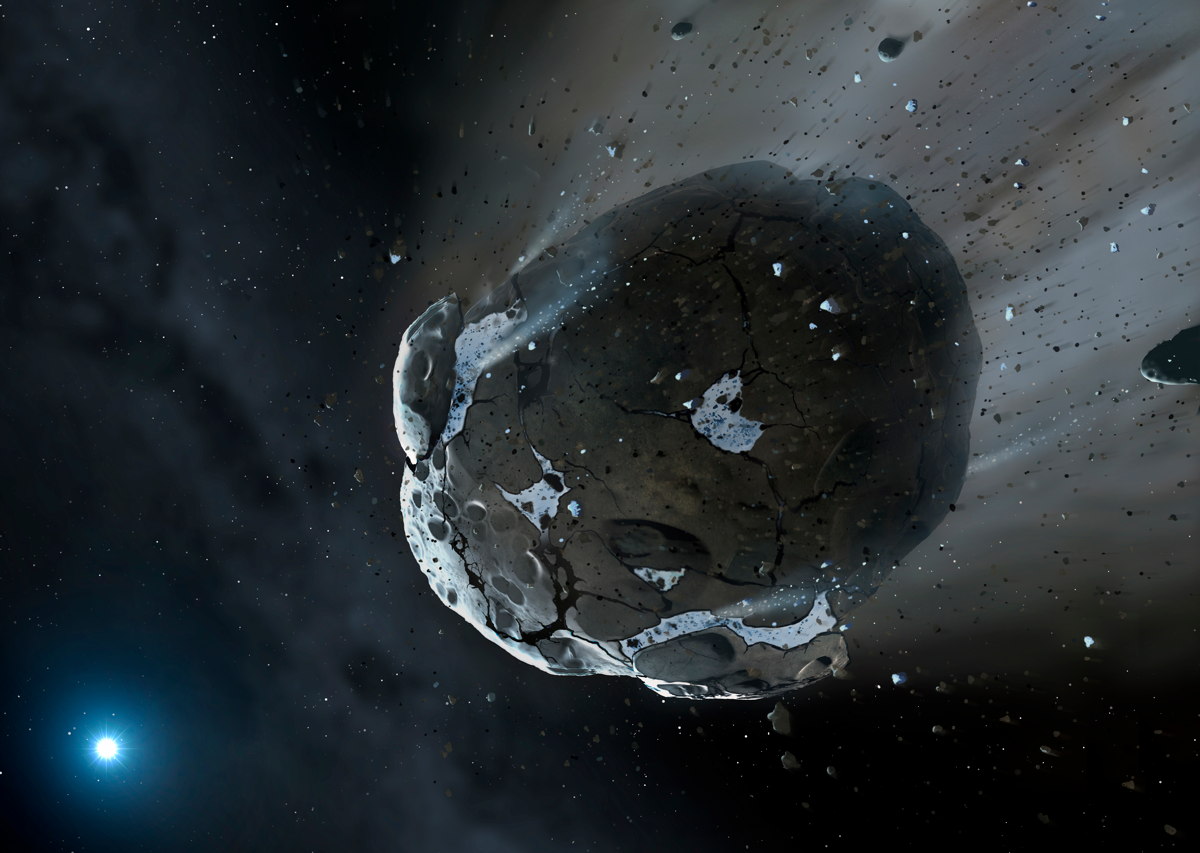 Watery Asteroid Found Around Dying Star, Potential Habitable Planet Ingredient